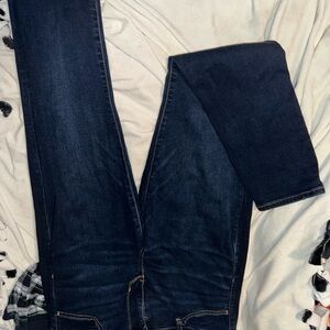 American Eagle Outfitters Dark Indigo Straight Leg Jeans